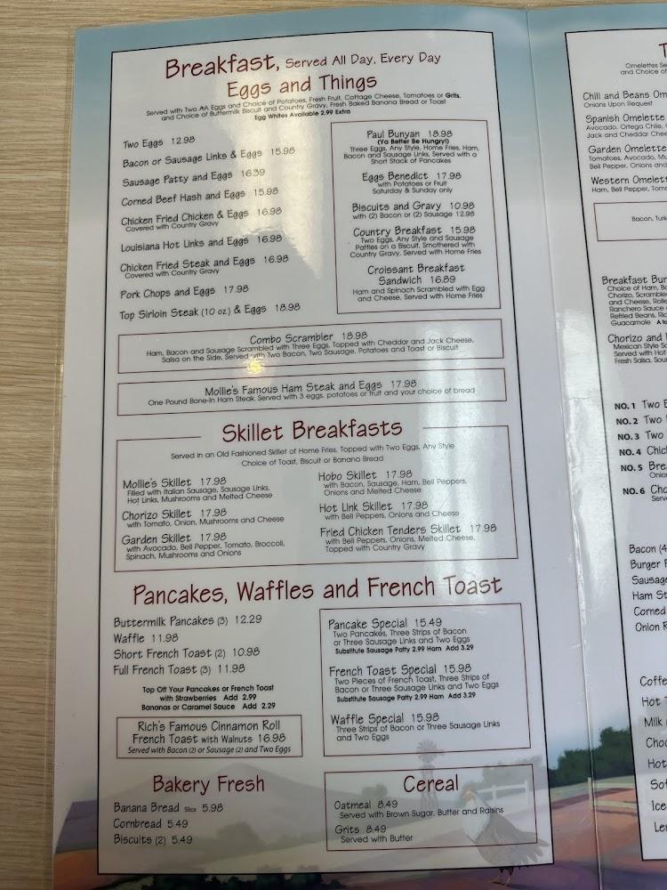 Mollie's Kountry Kafe Menu image 3